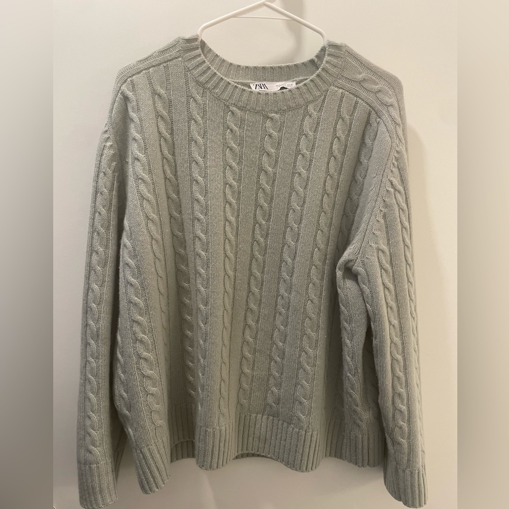 Zara Italy cashmere sweater